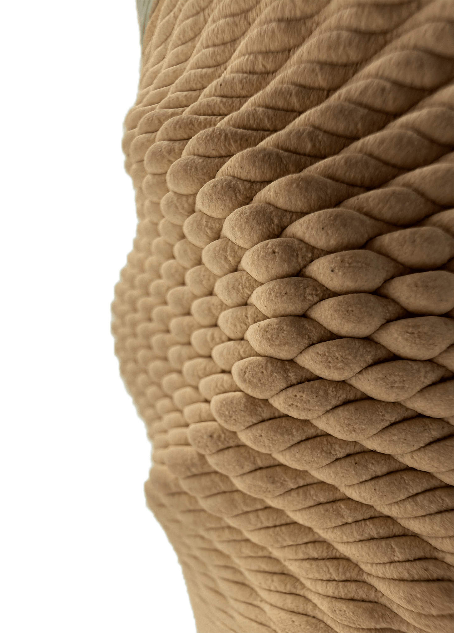 Puncta Krem Rengi Yeşil Tekli Seramik Bardak