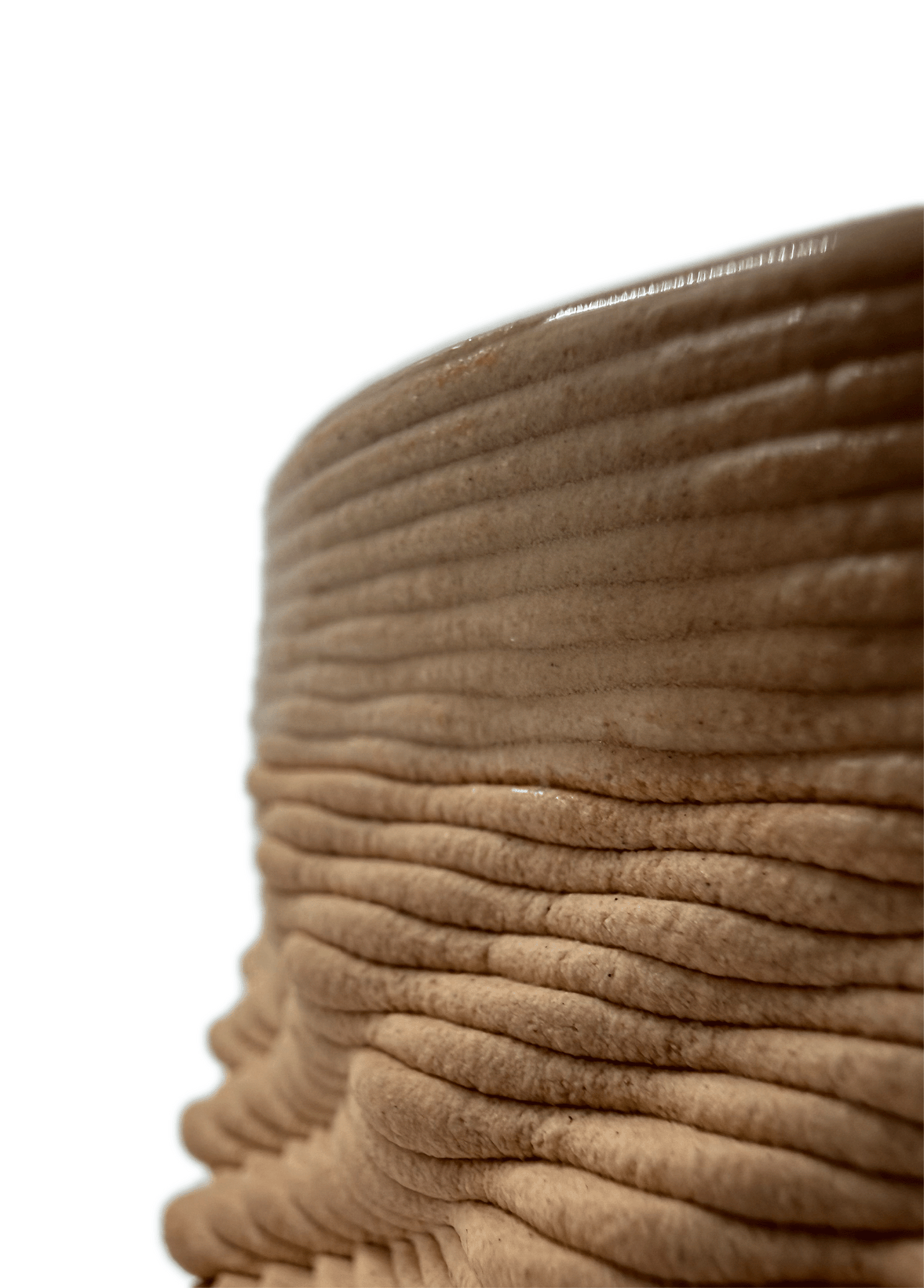 Puncta Krem Rengi Tekli Seramik Bardak