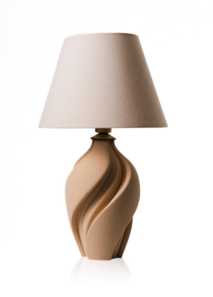 Valley Bej Seramik Abajur