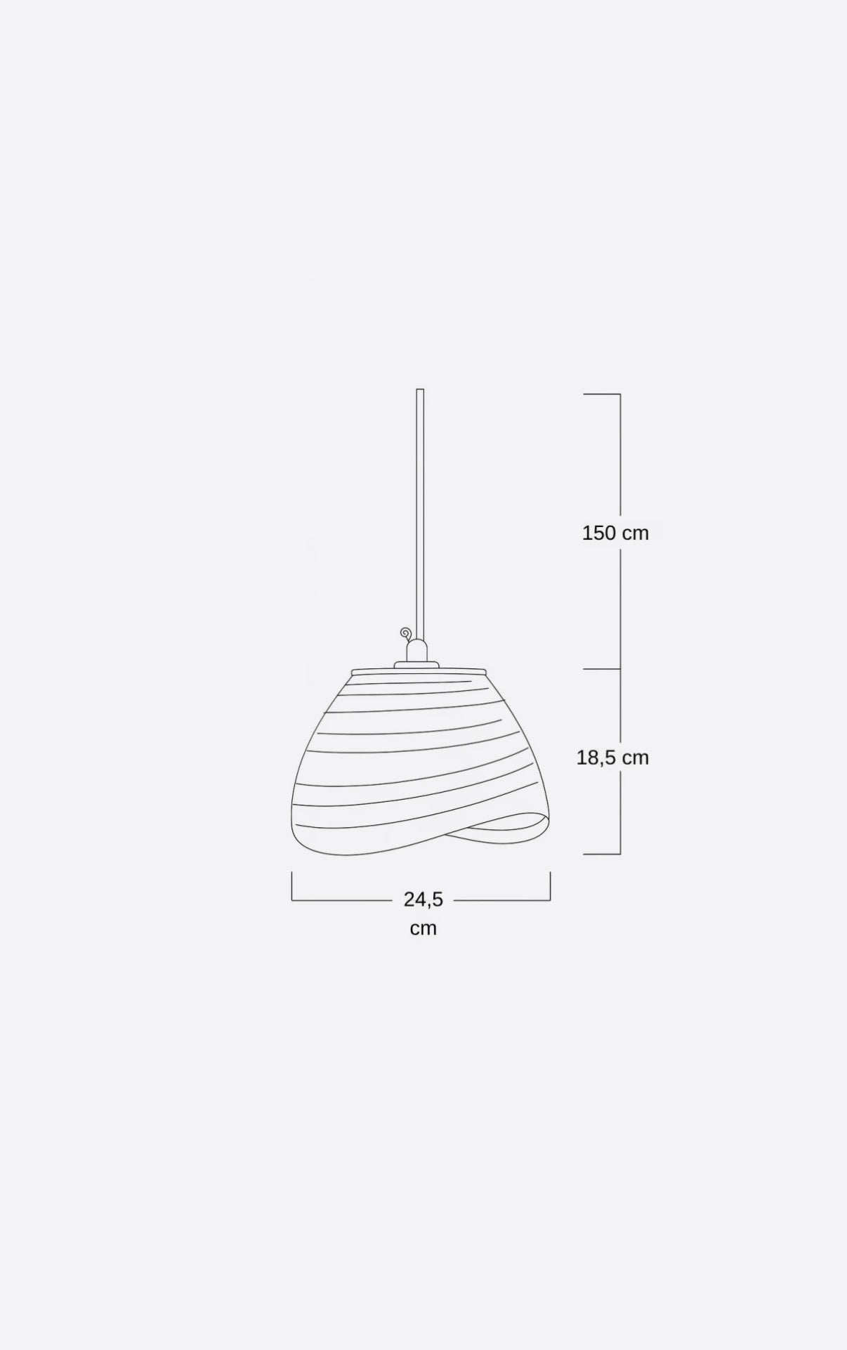 Coirra 7 - Seramik Sarkıt Aydınlatma
