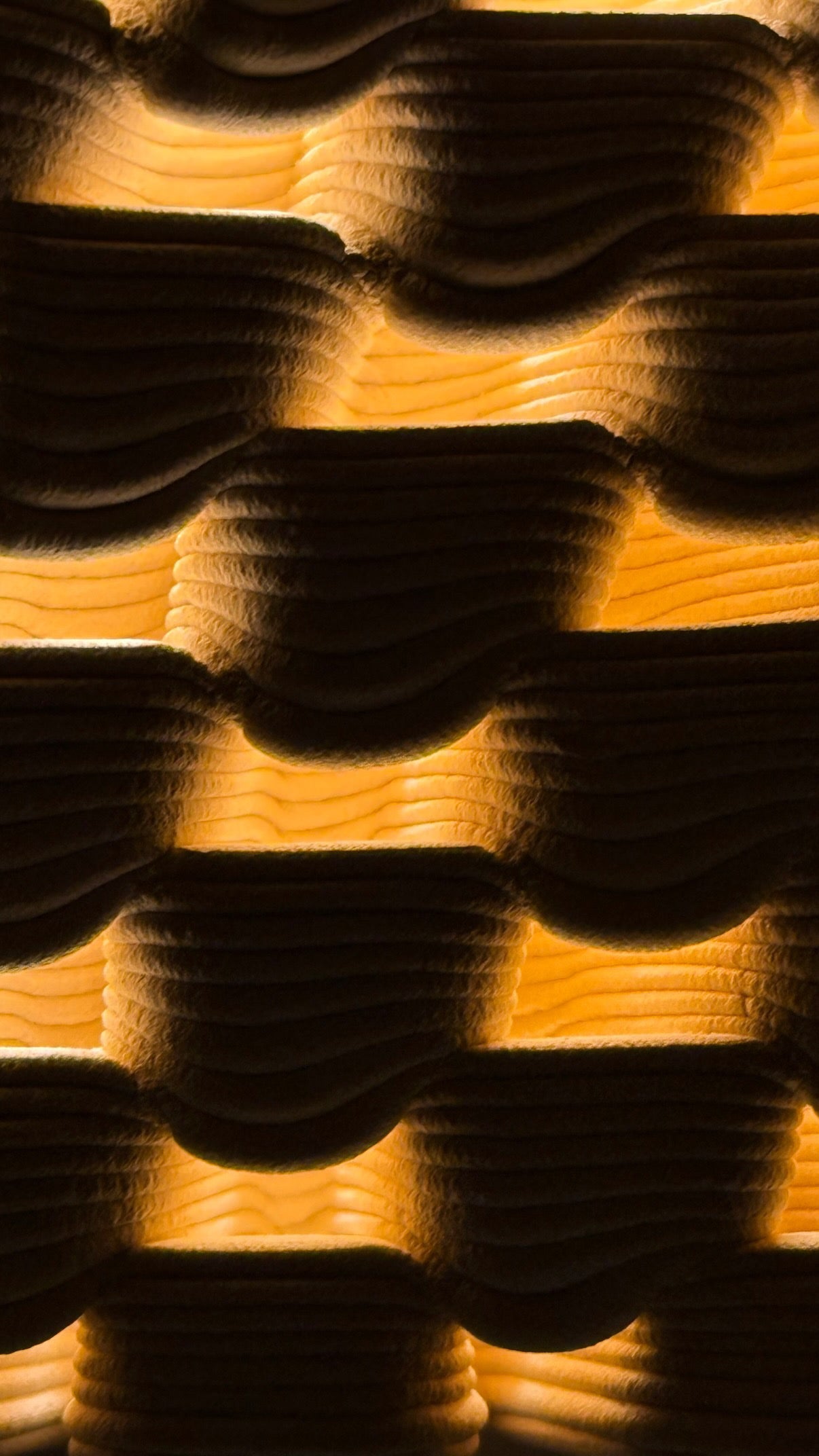 Vortex ceramic lighting texture study